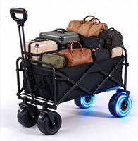 Vente en gros usine – Chariot de camping électrique haute puissance 100W avec extension arrière pour équipement de pêche