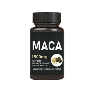 Capsules de suppléments naturels à base d'extrait de Maca, améliorent l'énergie, la résistance et le désir masculins, stimulant puissant pour une érection durable - Product Image 2