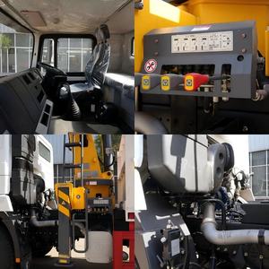 Camion grue monté sur camion Shacman 6 10 12 pneus RHD LHD, véhicule de transport léger 4x2, tracteur avec grue pliante 8x4, grue articulée - Product Image 2