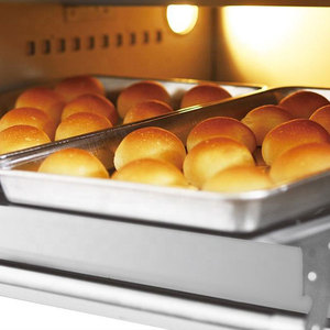 Four rotatif commercial pour la fabrication de pain pita <span class=keywords><strong>arabe</strong></span>, idéal pour les hôtels et les usines de fabrication, avec composants PLC et moteur intégrés. - Product Image 5