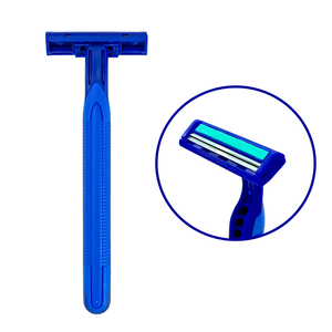 Afeitadora Azul Personalizada <span class=keywords><strong>de</strong></span> China, Maquinilla <span class=keywords><strong>de</strong></span> <span class=keywords><strong>Afeitar</strong></span> <span class=keywords><strong>de</strong></span> 2 <span class=keywords><strong>Cuchillas</strong></span>, Personalizable, Afeitadora Manual para Hombre, Maquinilla <span class=keywords><strong>de</strong></span> <span class=keywords><strong>Afeitar</strong></span> Desechable para Rostro y Cuerpo - Product Image 3