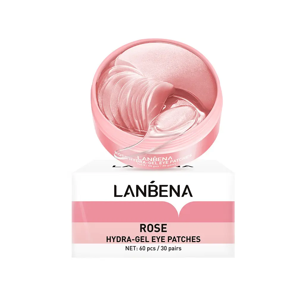 Lanbena Lady Hàn Quốc Đảng Rose Hydra Gel Silicone miếng che mắt ngủ dưới mặt nạ mắt màu hồng cho khô của mắt