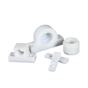 Custom Plastic Parts Injection Molded White <b>ABS</b> Precision Machined Industrial Components For <b>Machinery</b> - Product Image 1