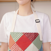 Tablier de cuisine sans manches en coton de haute qualité, imperméable, résistant à la saleté, élégant, avec logo personnalisé, pour chef cuisinier, barista