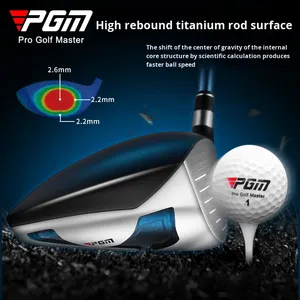 PGM <strong>Golf</strong> <strong>Clubs</strong> Full <strong>Set</strong> for Men Beginners Titanium Alloy Driver Irons Putter S Flex High Rebound Low Center of Gravity 12 Pieces - Product Image 4