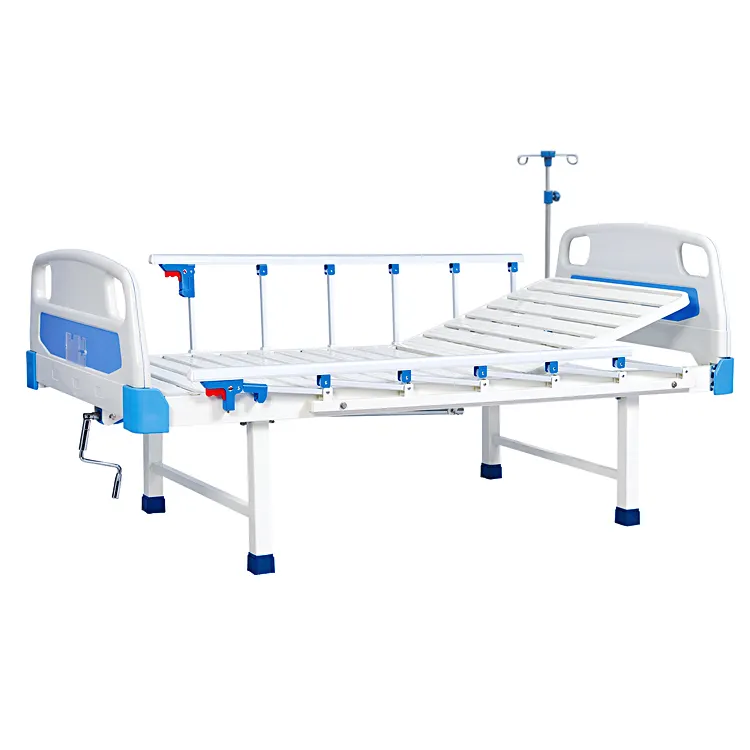 سرير مستشفى طبي يدوي دوار لكبار السن من ABS بإطار معدني مخصص بأسعار منخفضة