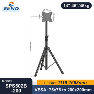 Zeno 26-55 inch ổn định Tripod âm thanh Màn hình đứng 26-55 inch phổ TV tầng đứng núi chân đế thép hiển thị TV đứng - Product Image 4