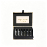 Boîte-cadeau magnétique haut de gamme écologique personnalisée pour cosmétiques et parfums, avec structure rigide et design parfait