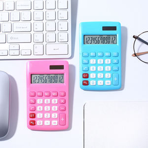 Calculatrice de bureau personnalisée à 12 chiffres, petite taille, mini calculatrice pour la maison, l'école, le bureau - Product Image 1