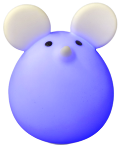 Nouveau produit, adorable veilleuse LED en silicone en forme de souris pour bébé - Product Image 5