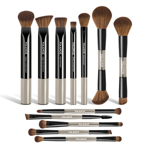 MAANGE - Juego de 12 Brochas de Maquillaje Profesionales al por Mayor, Brochas para Sombras de <span class=keywords><strong>Ojos</strong></span>, Base, Rubor y Polvo, Juego de Brochas de Maquillaje Profesionales - Product Image 1