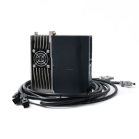 ZONCN US810 Ensemble de servomoteurs triphasés et monophasés avec variateurs de fréquence, kits de câbles de 3 m, encodeur intégré, contrôle du couple, usage industriel