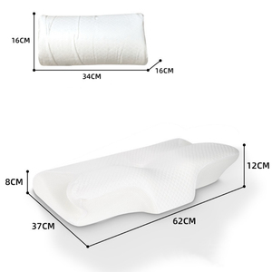 Nouveau 2025 – Oreiller ergonomique en <span class=keywords><strong>mousse</strong></span> à mémoire de forme et gel rafraîchissant, fait main, pour le soutien du cou pendant le sommeil, avec housse lavable – Vente chaude - Product Image 4