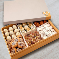 Boîte de papier d'emballage de Ramadan en deux parties de cadeau de luxe unique personnalisé pour les dates et la pâtisserie