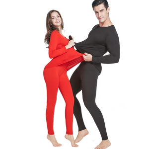 Set Intimo Termico Invernale da <span class=keywords><strong>Donna</strong></span> in Poliestere/Cotone Traspirante, <span class=keywords><strong>Maglia</strong></span> e Pantaloni Base Layer 160GSM - Product Image 1