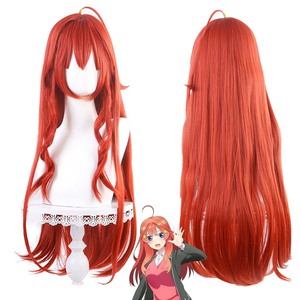 Peluca de Pelo Sintético Largo Rosa para Cosplay de <span class=keywords><strong>Miku</strong></span> <span class=keywords><strong>Nakano</strong></span> de <span class=keywords><strong>Anime</strong></span> The Quintessential Quintuplets, FCGD-044 - Product Image 3