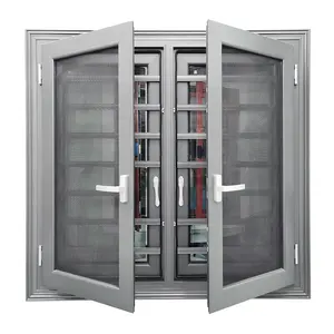 Professional Design Customizable Double Glazed Window Aluminium Casement Windows With Screen