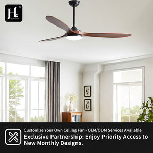 Ventilador de Techo Decorativo Inteligente con Control Remoto, de Madera, Grande, Moderno, con Tecnología de Ventilación DC sin Escobillas y Luz - Product Image 5