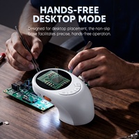 OEM ODM Magnifier Digital Microscope 500X Magnifying Glass With 8pcs LED Light Support Video Photo for Kids Adults