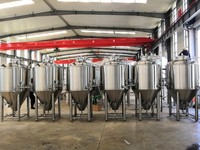 Fermenteur à manchon alvéolé 300L 400L pour brasserie domestique, équipement de fermentation de bière pour brasserie