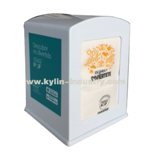 Dispensador de servilletas de plástico duradero de bajo coste, soporte <span class=keywords><strong>vertical</strong></span> para bar, café, China - Product Image 2