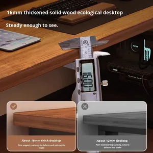 Scrivania da Gaming Moderna e Lussuosa, Effetto Marmo, Regolabile, in Legno, per Ufficio e Soggiorno, con Sistema di Raffreddamento - Product Image 5