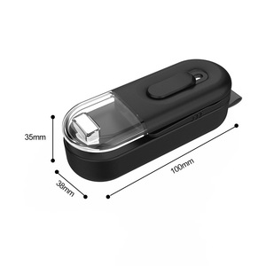 Appareil de conservation et de rangement des aliments pour la cuisine avec cordon, machine de scellage thermique portative pour sacs en plastique de collations, mini-scelleuse de sacs portable - Product Image 2