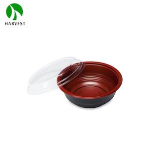 내구성 PP 플라스틱 Microwavable 일회용 식품 포장 쌀 그릇 - Product Image 3