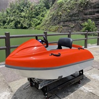 Vente chaude Bateau électrique gonflable en fibre de verre 15KW Bateau de pêche Jet ski Batterie lithium électrique Bateau de karting électrique aquatique