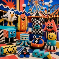 Ensemble de peluches géométriques personnalisées, ours à carreaux, personnage abstrait, jouet en peluche doux, vente en gros, direct usine