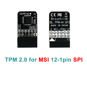 BL-TPM-M-SPI mã hóa an ninh tpm2.0 12pin 12-1pin MSI SPI TPM <span class=keywords><strong>2</strong></span>.0 mô-đun đáng tin cậy nền tảng mô-đun TPM <span class=keywords><strong>2</strong></span>.0 cho MSI Bo mạch chủ - Product Image 3