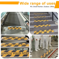 Autocollants d'avertissement pour escaliers - Autocollants de sécurité pour magasins, entreprises, maison, bureau, fenêtre, porte, mur - Étiquette d'avertissement de sécurité pour escaliers - Finition mate