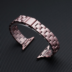 Bracelet en alliage de zinc Bracelet de luxe Smartwatch Bracelet en métal en acier inoxydable Bracelet de chaîne de montre avec diamant pour <span class=keywords><strong>Apple</strong></span> <span class=keywords><strong>Watch</strong></span> Series <span class=keywords><strong>8</strong></span> - Product Image 3