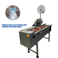 60 stks/min Automatische elektrische zakbindmachine met datumcodering voor de productie van brood, fruit, groenten en gebak in bakkerijen (Energie