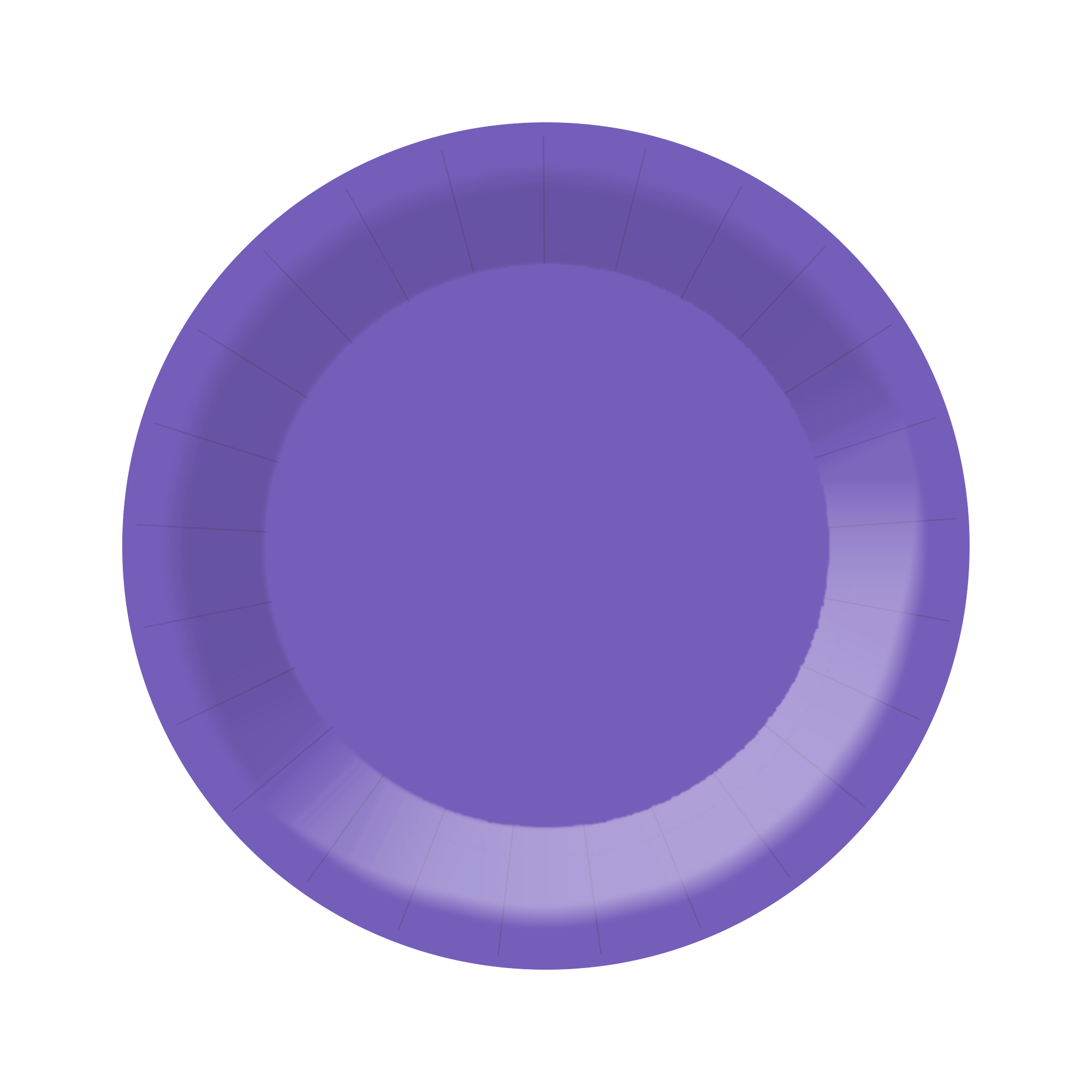 Plato de papel de 9 pulgadas * 8 piezas