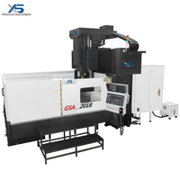 Centre d'usinage CNC industriel GSA2018, machine de fraisage à grande capacité pour la fabrication de composants métalliques de précision de grande taille
