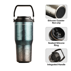 Thermos à café en titane pur inoxydable 700 ml sans BPA, moderne, pour les voyages, isolation thermique de 6 à 12 heures, respectueux de l'environnement - Product Image 2