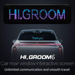 Đầy Đủ Màu Sắc LED Thông Minh Xe Sticker Bán Buôn Linh Hoạt Màn Hình Xe Ô Tô Phía Sau Cửa Sổ Biểu Biểu Thành Màn Hình Điều Khiển Từ Xa Bằng Giọng Nói Bluetooth - Product Image 2