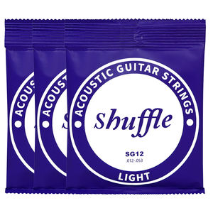 Ventes directes du fabricant de cordes de guitare folklorique avec alliage à haute teneur en carbone et perles <span class=keywords><strong>d</strong></span>'argent enveloppées de cuivre rouge - Product Image 3