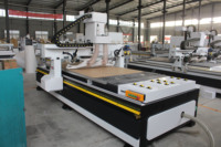 Routeur CNC 1325 JINAN M-SHINE ATC 3 axes 9 kW avec broche ATC K6090T pour le bois