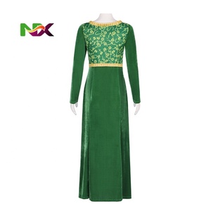 Costume da Principessa <span class=keywords><strong>Fiona</strong></span>, Abito <span class=keywords><strong>Verde</strong></span> Anime, Completo per Cosplay, Outfit per Feste di Halloween, Spettacoli Teatrali e Giochi di Ruolo - Product Image 5