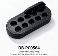 DB-PC0564 Bouchon de tuyau à 5 trous, compatible avec les pièces de rechange d'imprimante CIJ de la série D AX