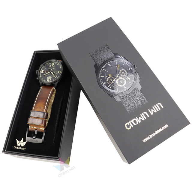 Eco Friendly Personalised Trending Lid and Base Paper Cardboard Boxes Caixa Relogio Long Travel Watch Gift Paper Packaging Box