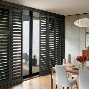 Tùy chỉnh thực hiện cửa trượt trồng cửa chớp cho cửa kính và cửa sổ gỗ thật và cửa chớp PVC - Product Image 5