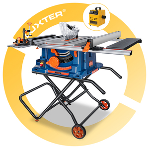 Scie à table pliante LUXTER 220V 255mm 2000W + aspirateur pour le travail du bois - Product Image 1