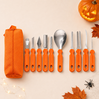 GatherWorks Groothandel RVS Pompoen Snijset voor Halloween DIY Handwerk