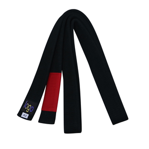 Ceintures de Jiu-Jitsu Brésilien Noires pour Maîtres - <span class=keywords><strong>Ceinture</strong></span> de Jiu-Jitsu Brésilien Officielle de Haute Qualité /Noir /Rayures Noires - Product Image 3