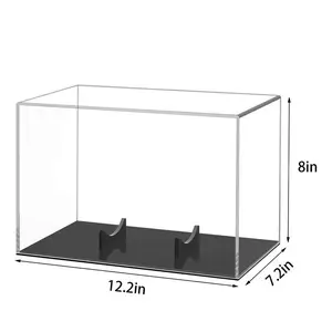 Individuelles Großhandel volle Größe klar Plastik Acryl-Vorführbox für Basketball / Turnschuhe / Fußball / Rugby