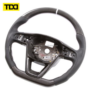 Volante de Fibra de Carbono Real TDD Compatible con Seat St Leon Cupra Mk2 Mk3 - Product Image 3