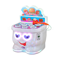 Machine de jeu à monnayeur pour aire de jeux intérieure pour enfants, modèle marteau de grenouille, avec grand écran tactile réel